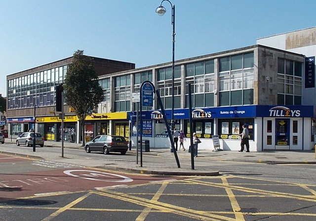 The original Tilleys corner sign, September 2014. Six years before the watches came in.